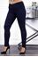 Picture of PLUS SIZE NAVY ULTRA COMFORT STRETCH TROUSER